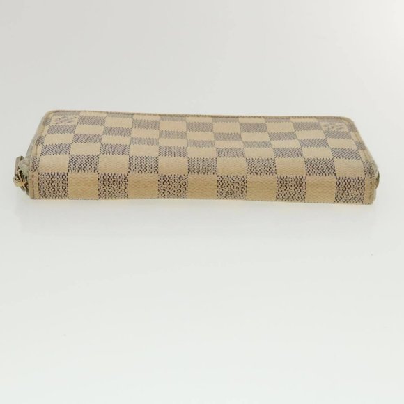 LOUIS VUITTON Damier Azur Zippy Wallet Long Wallet LV Auth th3350 - Picture 6 of 16